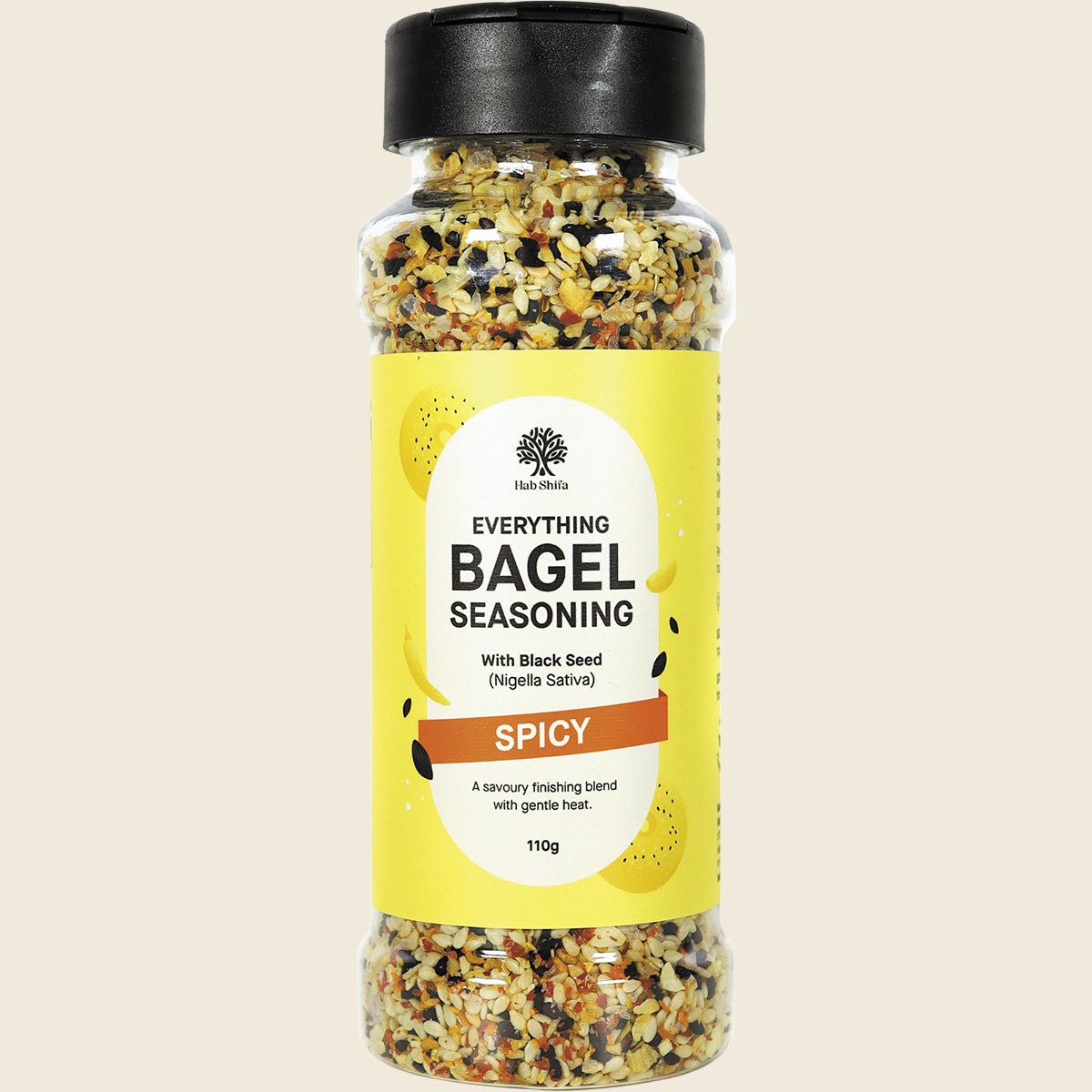 Hab Shifa Everything Bagel Seasoning with Black Seed Spicy 110g