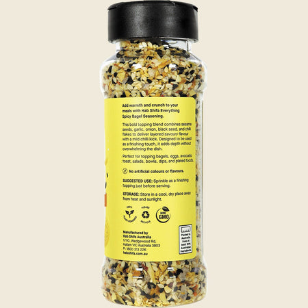 Hab Shifa Everything Bagel Seasoning with Black Seed Spicy 110g