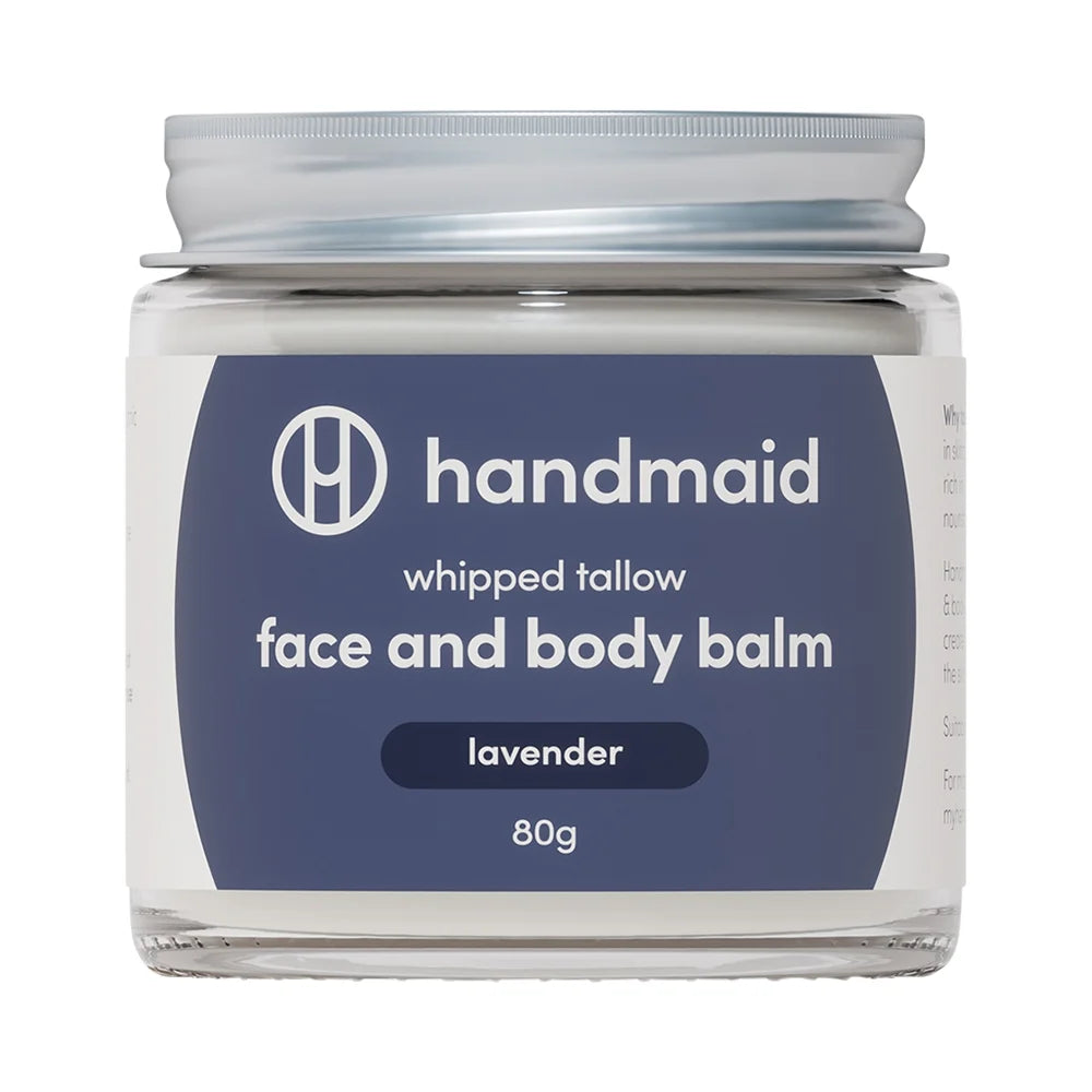 Handmaid Whipped Tallow Face and Body Balm Lavender 80g