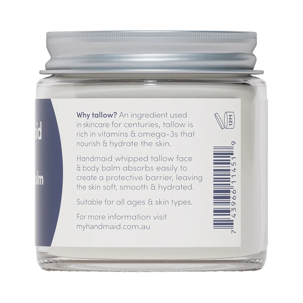 Handmaid Whipped Tallow Face and Body Balm Lavender 80g