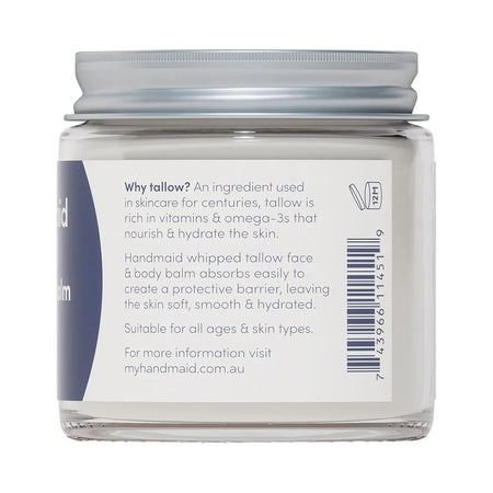 Handmaid Whipped Tallow Face and Body Balm Lavender 80g
