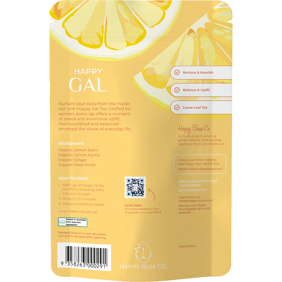 Happy Bum Happy Gal Tea 20g