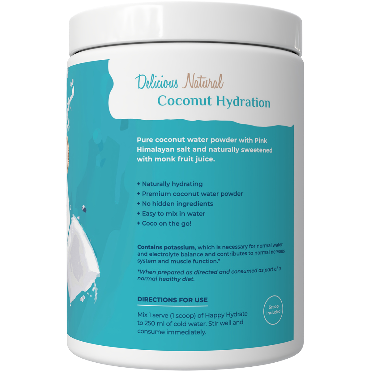 Happy Bum Happy Hydrate Coconut 175g