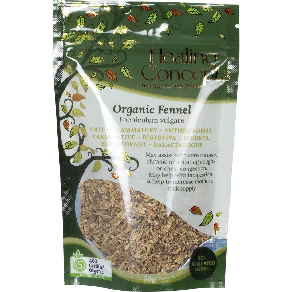 Healing Concepts Organic Fennel 50g