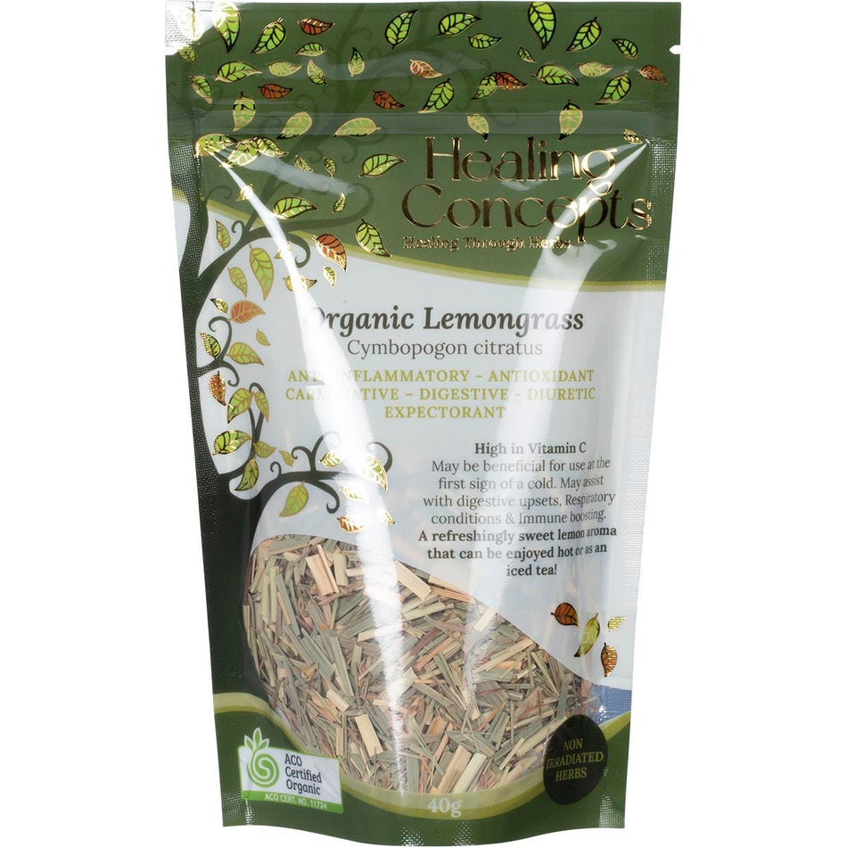 Healing Concepts Organic Lemongrass 40g