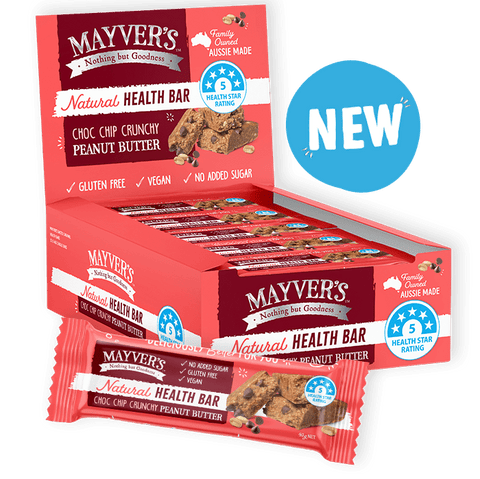 Mayver's Natural Health Bars-Choco Chip 40g(Pack of 15)