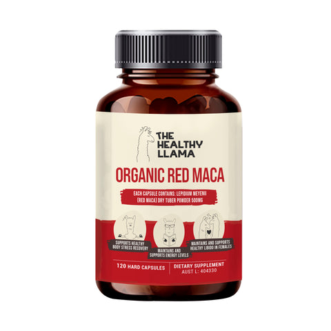 Healthy Llama Organic Maca Red 120c