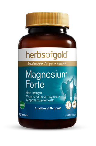 Herbs of Gold Magnesium Forte Organic 60t