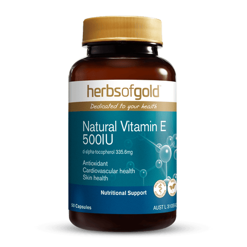 Herbs of Gold Natural Vitamin E 500IU 50c