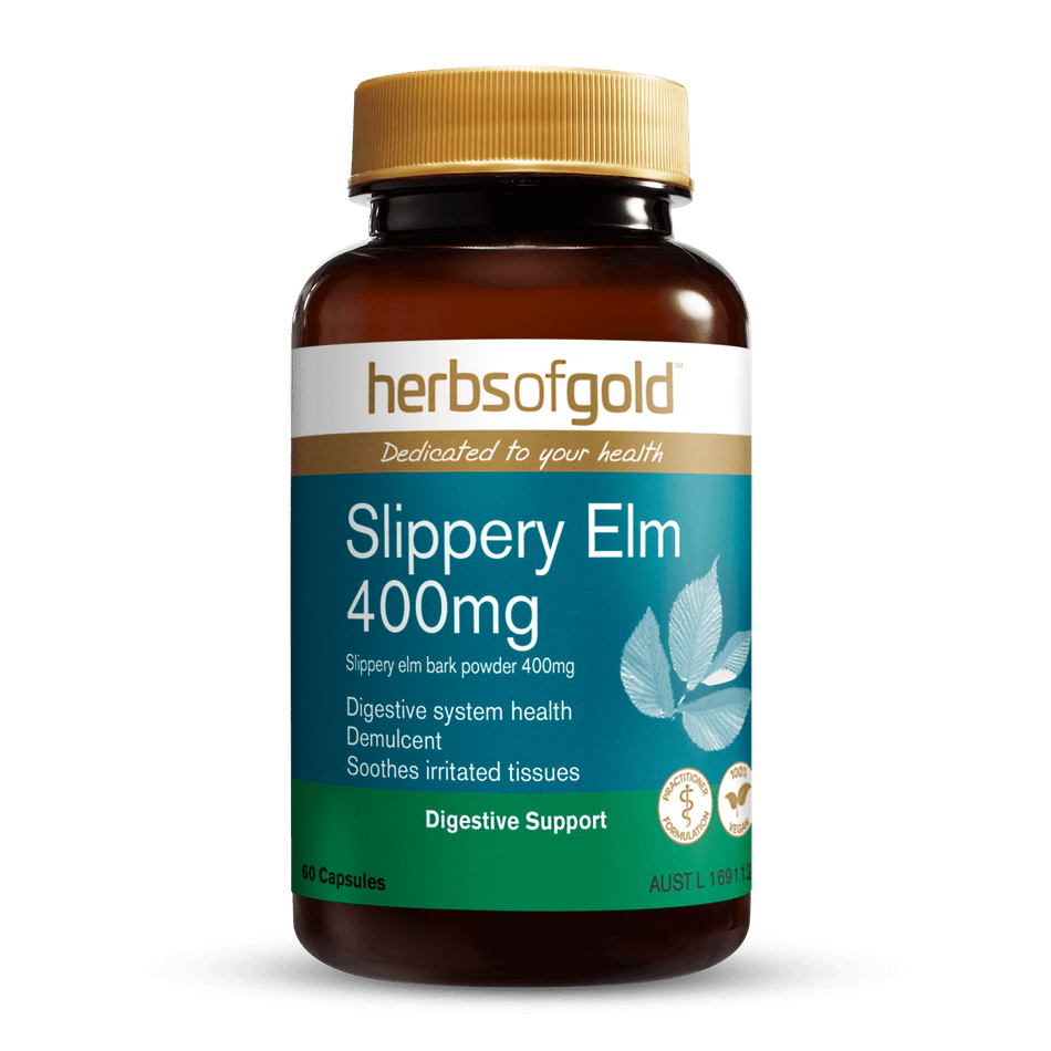 Herbs of Gold Slippery Elm 400mg 60c