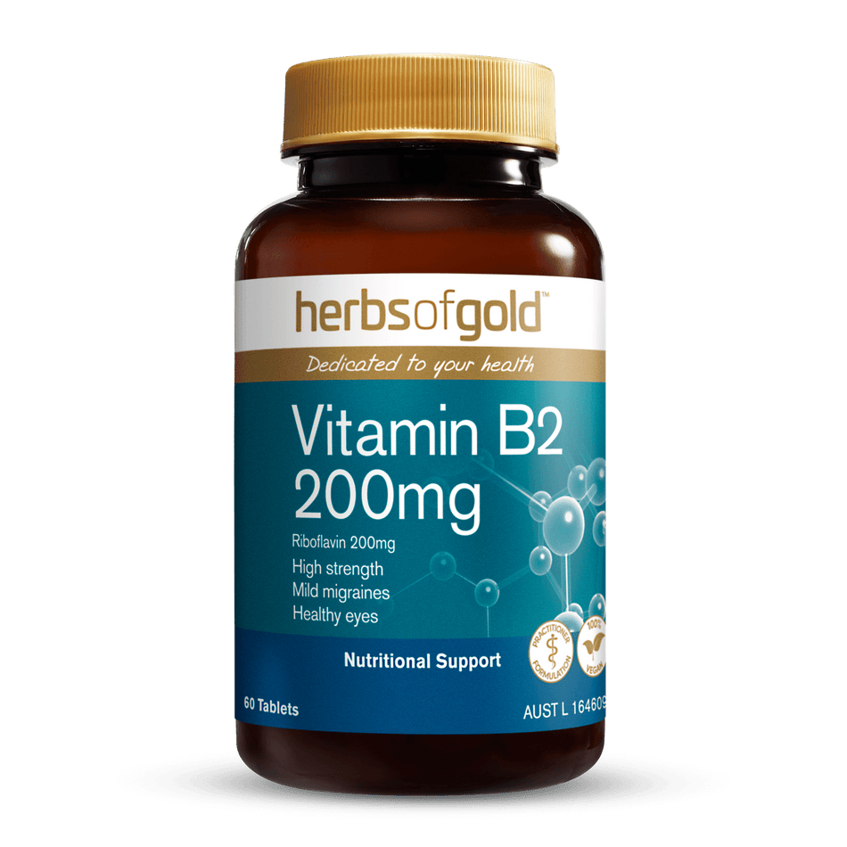 Herbs of Gold Vitamin B2 200mg 60t