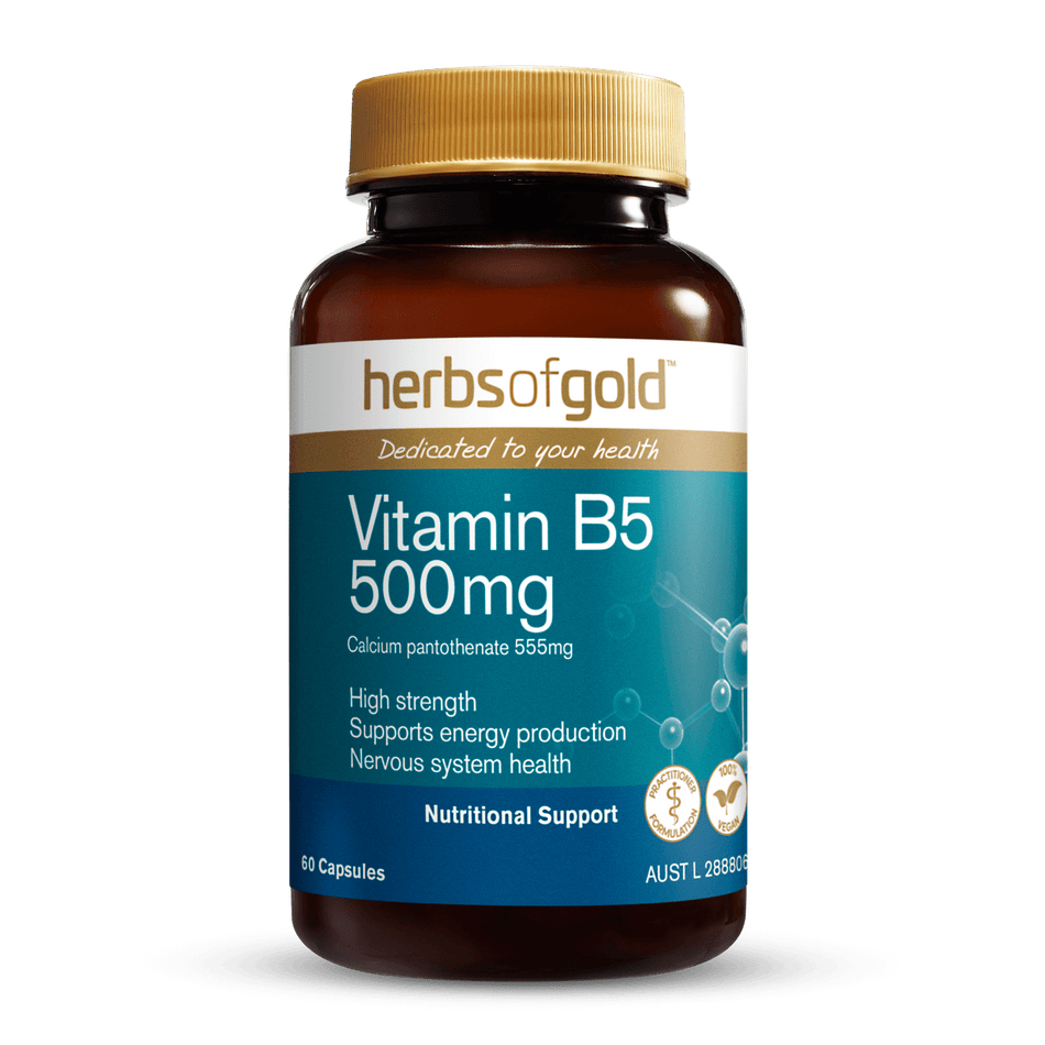 Herbs of Gold Vitamin B5 500mg 60c