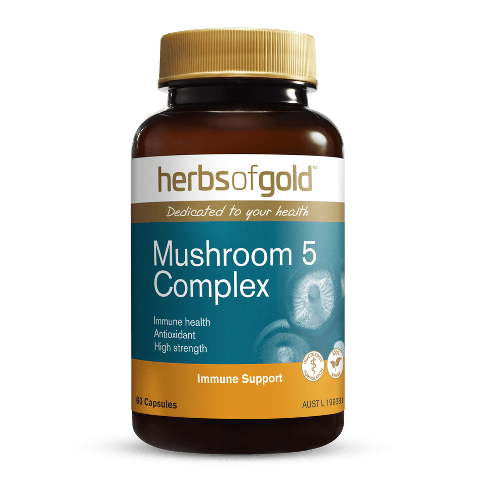 Herbs of Gold Mushroom 5 Complex 60c