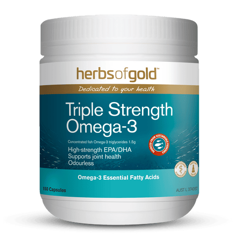 Herbs of Gold Triple Strength Omega-3 150c