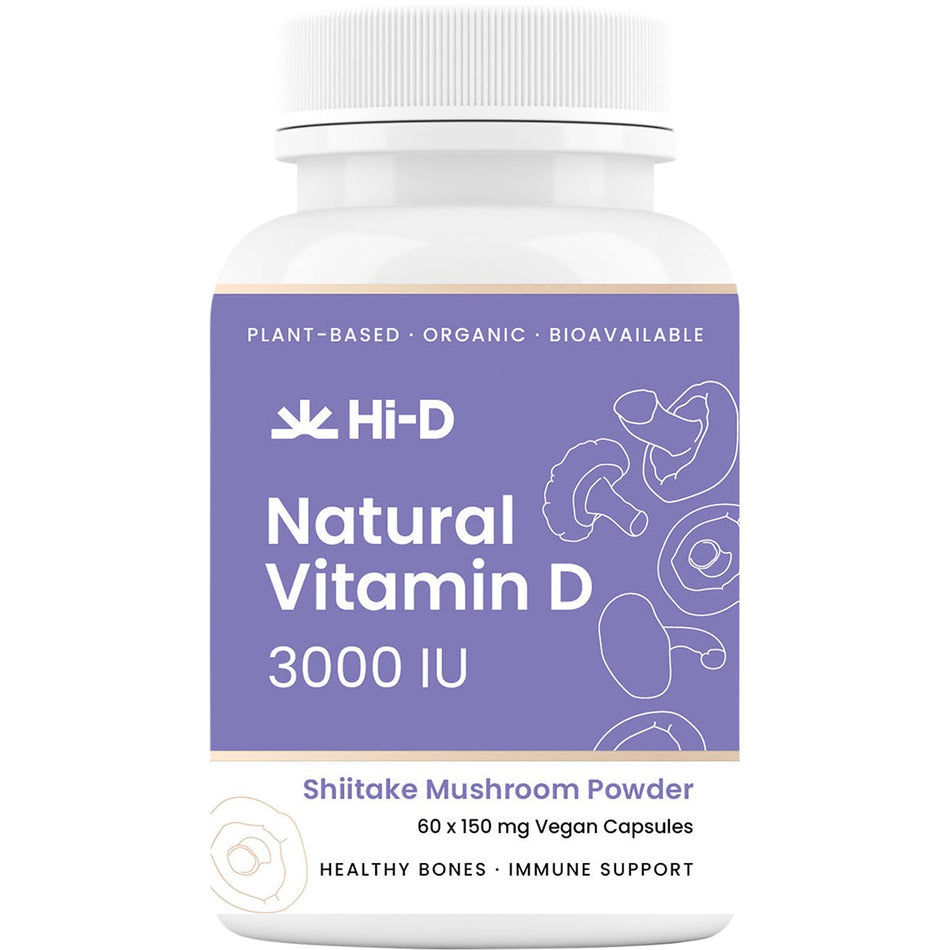 Hi-D Natural Vitamin D 3000 IU 60 Caps