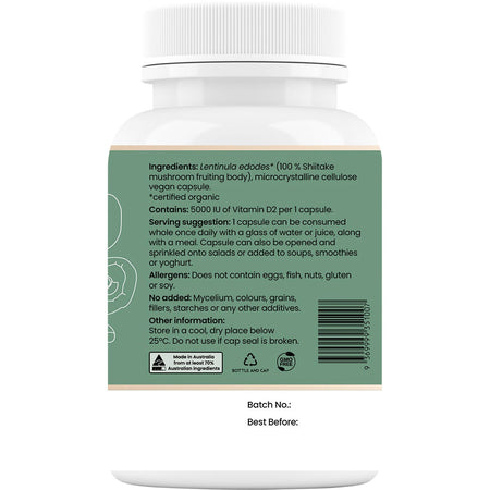 Hi-D Natural Vitamin D 5000 IU 60 Caps