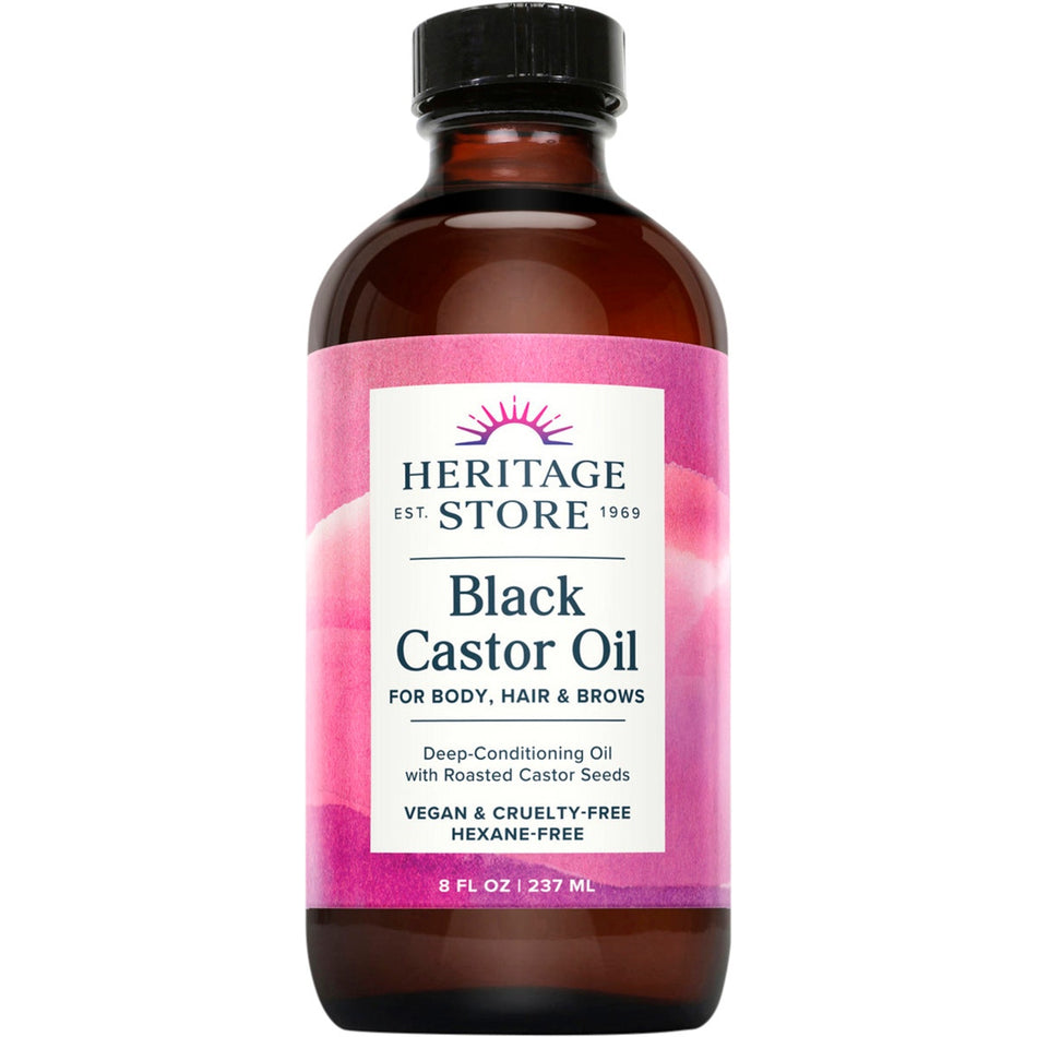 HERITAGE STORE Black Castor Oil 237ml