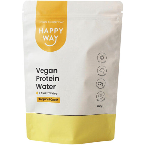 HAPPY WAY Vegan Protein Water Tropical Crush 420g