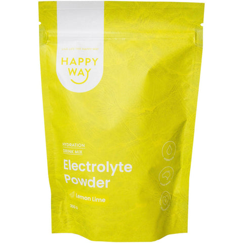 HAPPY WAY Electrolyte Powder Lemon Lime 300g