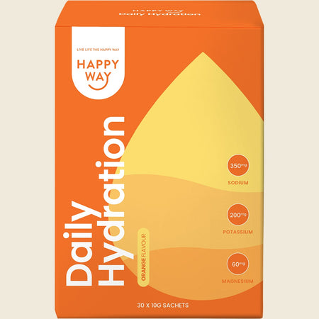 Happy Way Daily Hydration Sachets Orange 30x10g