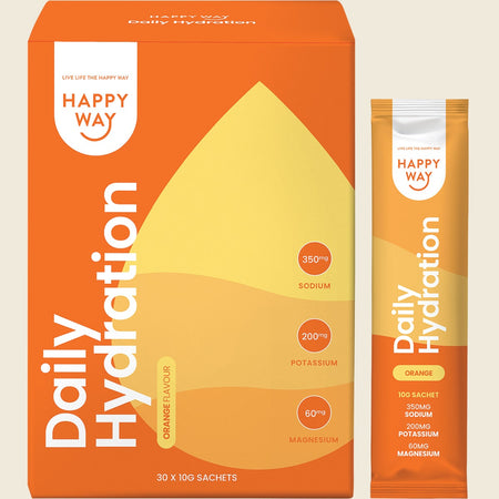 Happy Way Daily Hydration Sachets Orange 30x10g