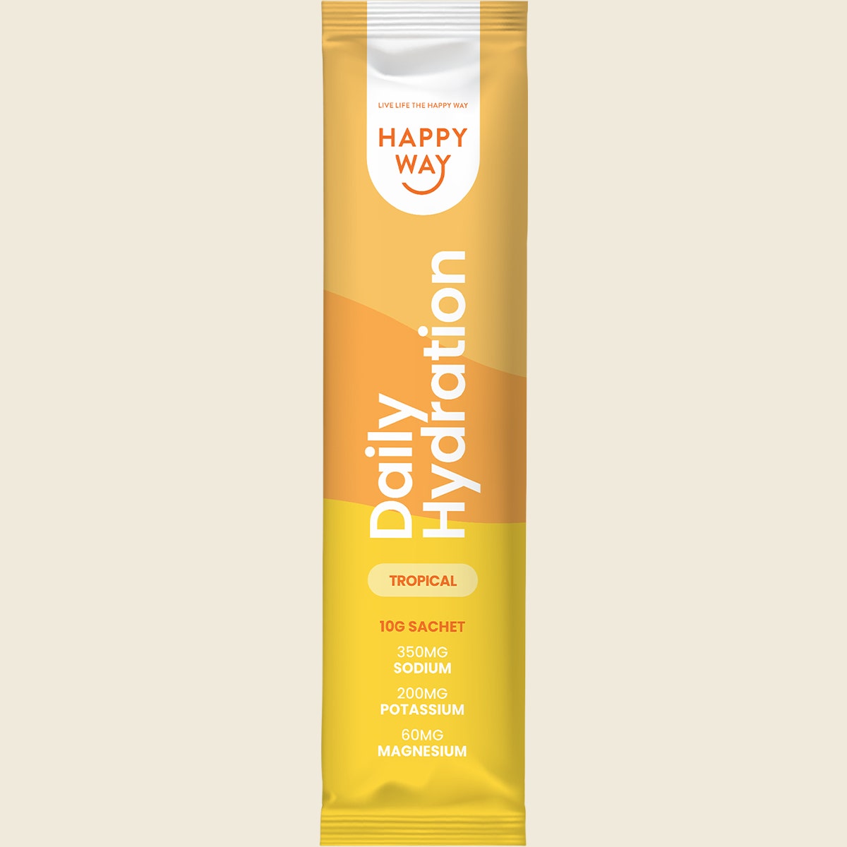 Happy Way Daily Hydration Sachets Tropical 30x10g