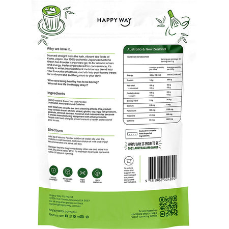Happy Way Matcha Green Tea Powder 100g
