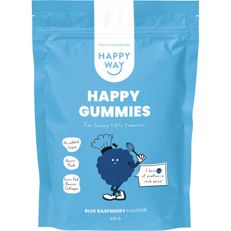 Happy Way Happy Gummies Blue Raspberry 210g