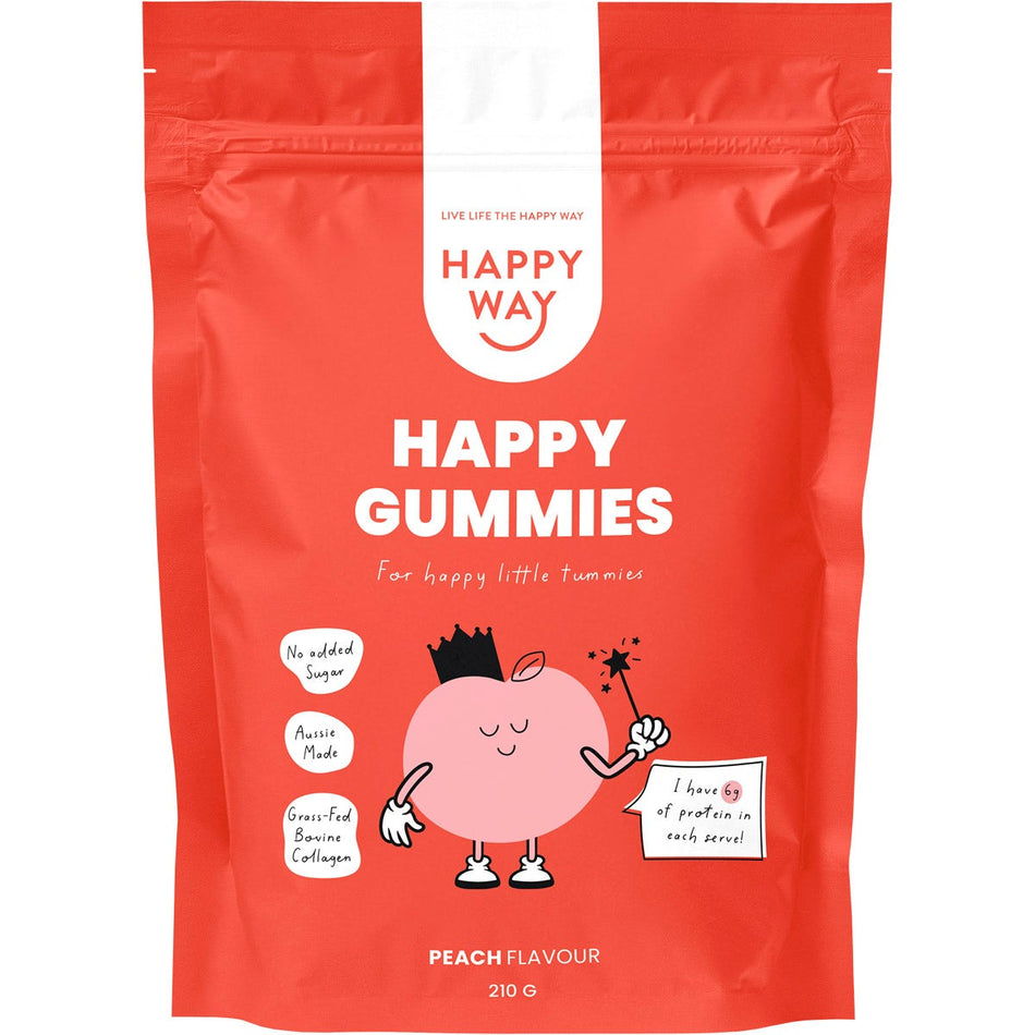 Happy Way Happy Gummies Peach 210g