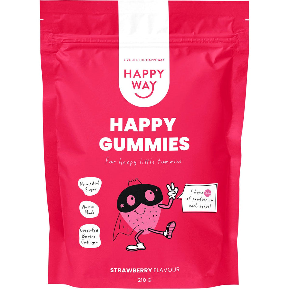 Happy Way Happy Gummies Strawberry 210g