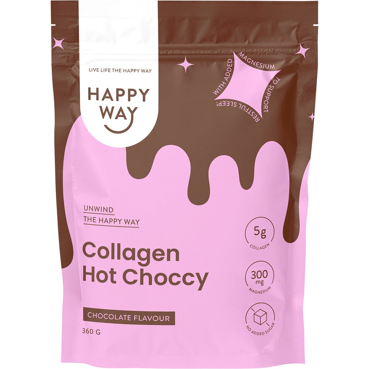 Happy Way Collagen Hot Choccy 360g