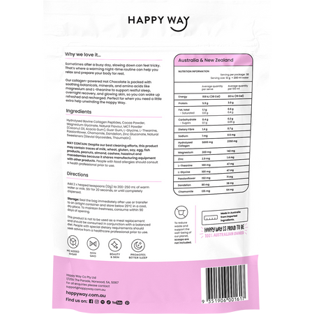 Happy Way Collagen Hot Choccy 360g