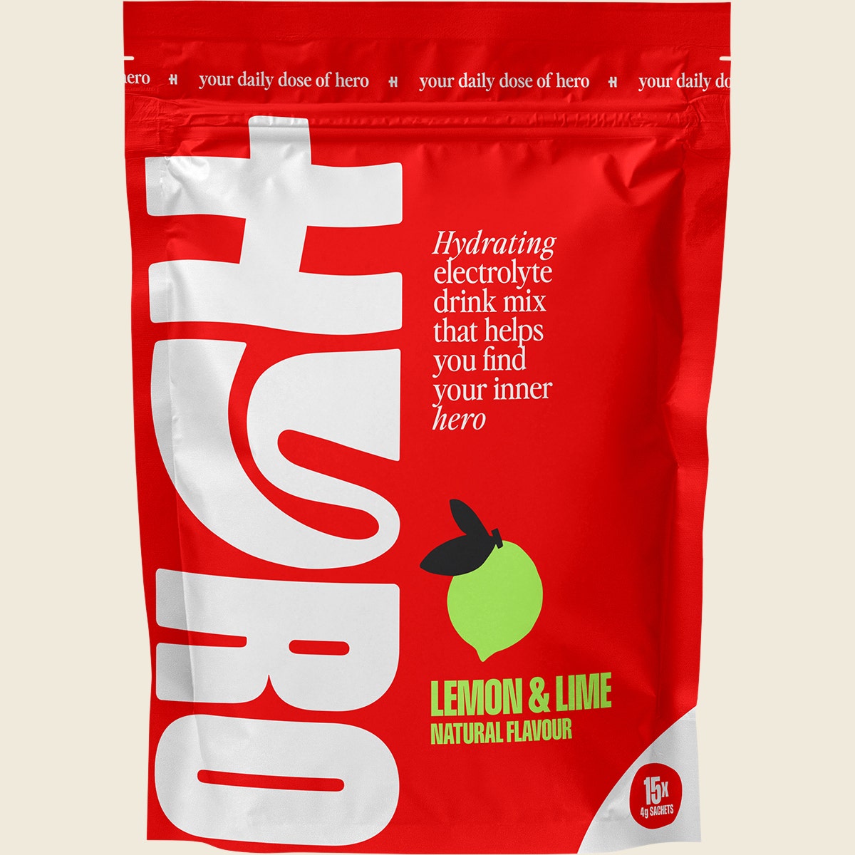Hyro Electrolyte Sachets Lemon Lime Hasta 15x4g