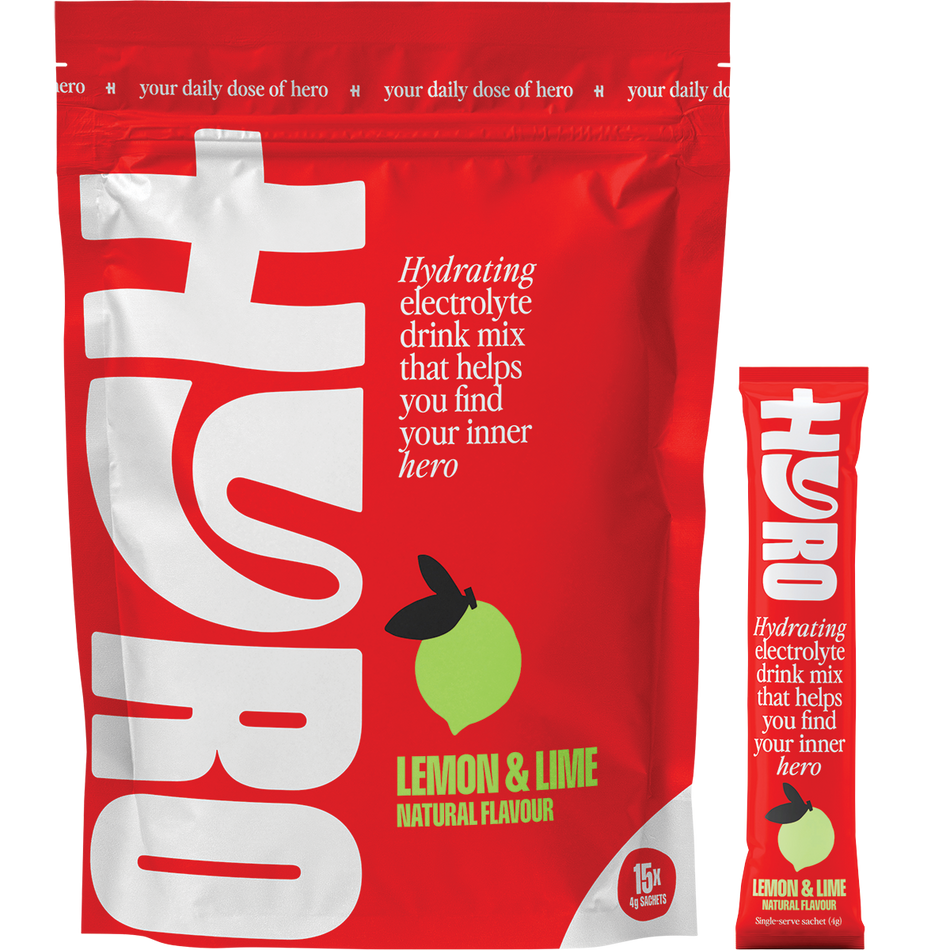 Hyro Electrolyte Sachets Lemon Lime HASTA 4g x 15 Pack