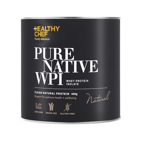 The Healthy Chef Pure Native WPI (Whey Protein Isolate) Natural 400g