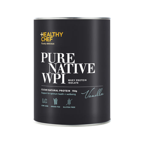 The Healthy Chef Pure Native WPI (Whey Protein Isolate) Vanilla 750g