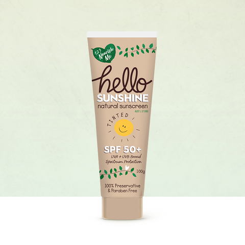 123 Nourish Me Hello Sunshine SunscreenTinted 100g