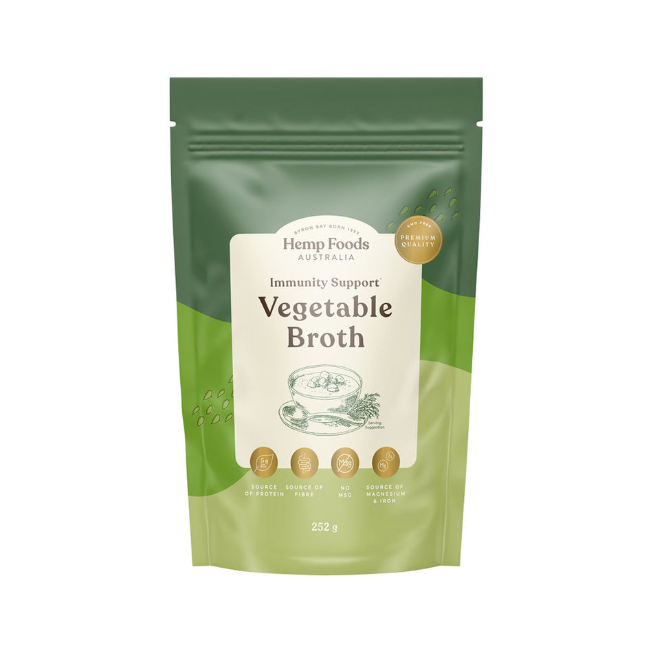 Hemp Foods Australia Broth Vegetable Immunity Support 252g