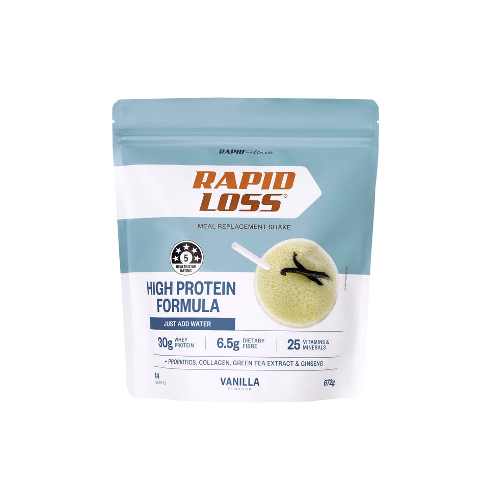 Rapid Loss High Protein Meal Replacement Shake Vanilla 672g