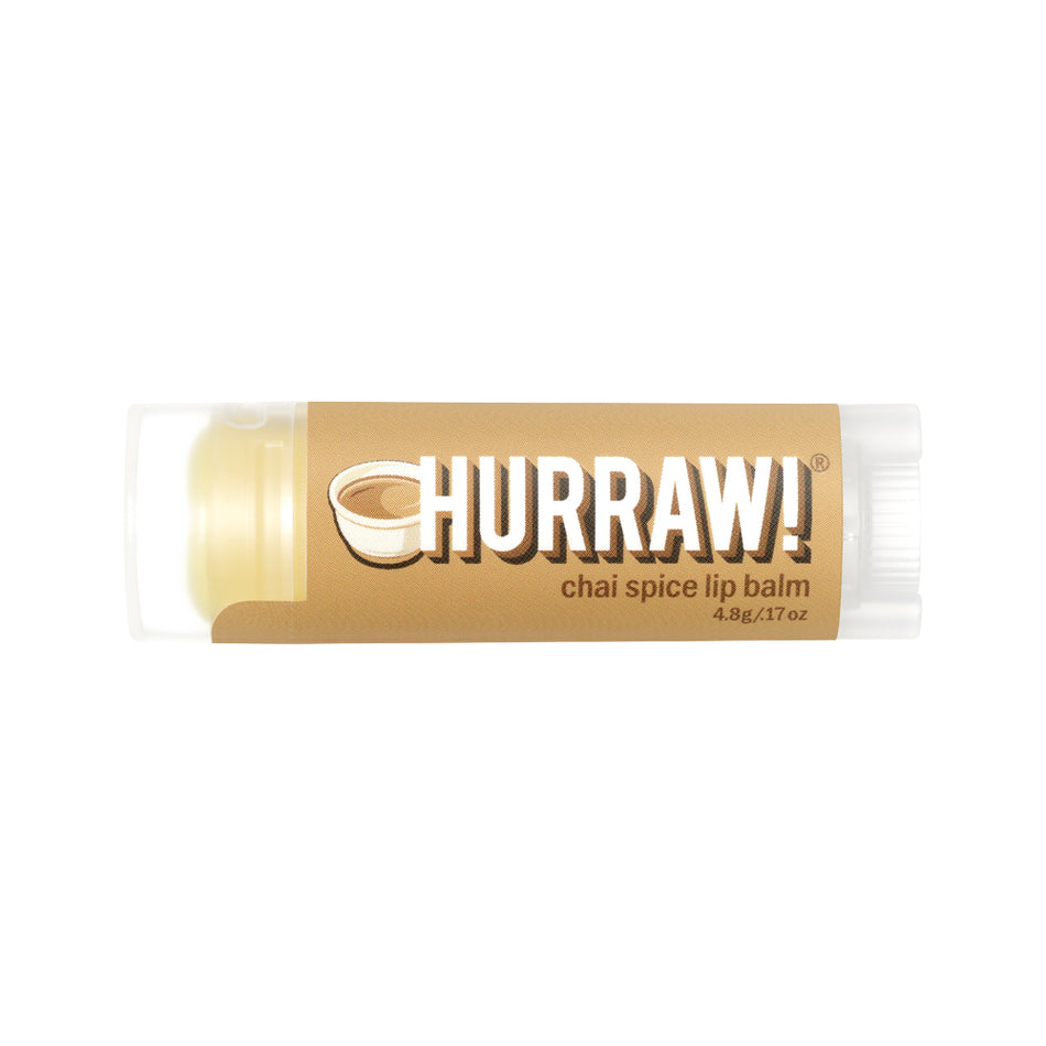 Hurraw! Organic Lip Balm Chai Spice 4.8GM