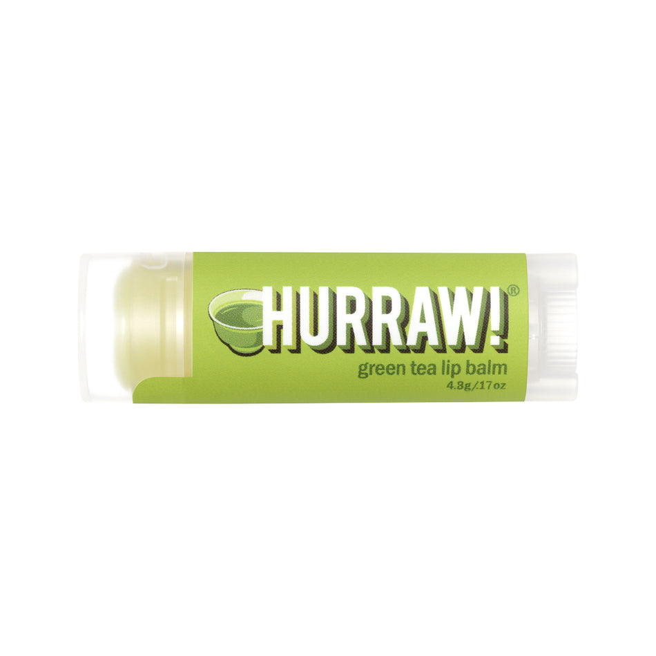 Hurraw! Organic Lip Balm Green Tea 4.8GM
