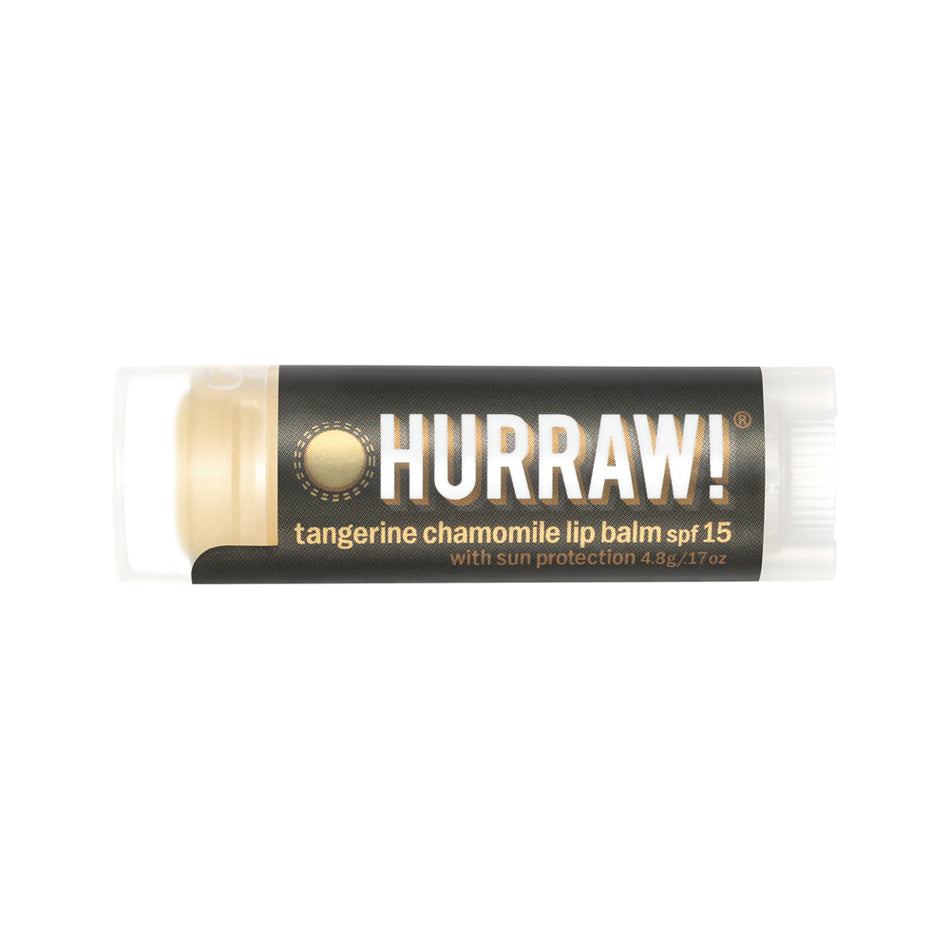 Hurraw! Organic Lip Balm Sun (SPF15 Tangerine Chamomile) 4.8GM