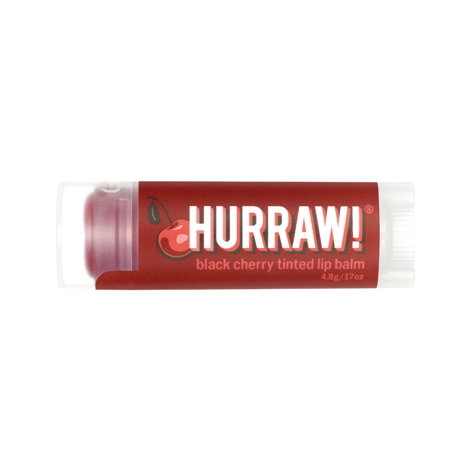 Hurraw! Organic Lip Balm Tinted Black Cherry 4.8GM