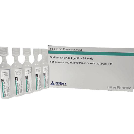 Buy Sodium Chloride Inj 0.9% 10ml Amp Pk50 Online at Cutpricepharmacy ...