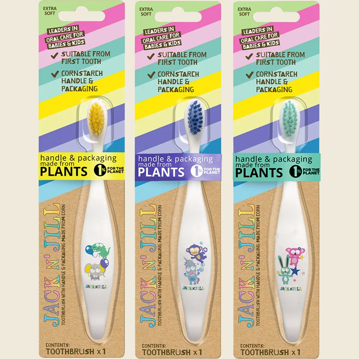 Jack N' Jill Kids Toothbrush Assorted