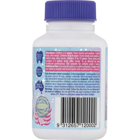 Jack N' Jill Tooth Sparkles Tooth Cleaning Calcium Chews 60tabs