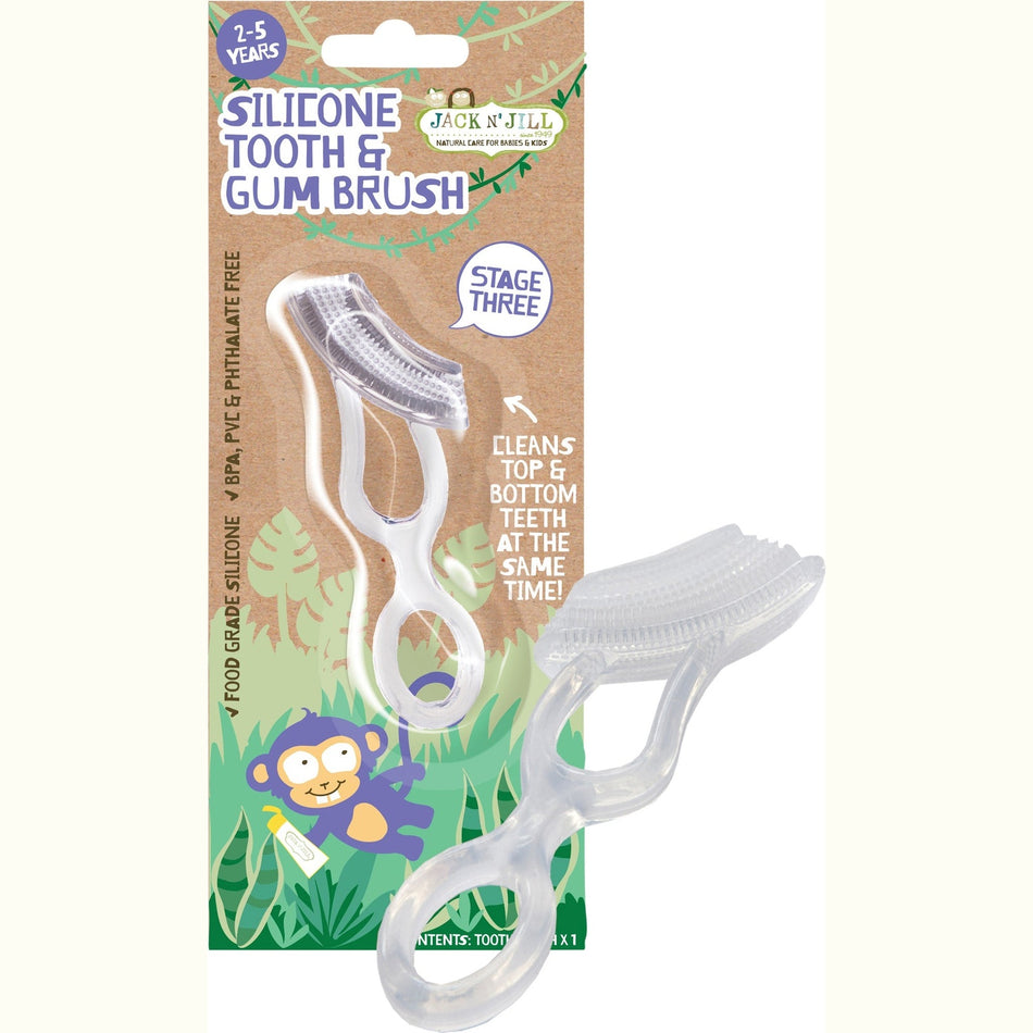 JACK N' JILL Silicone Tooth & Gum Brush 1