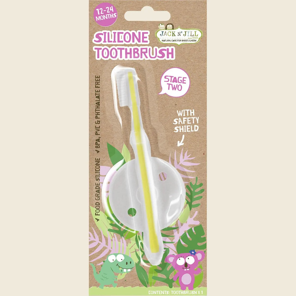 JACK N' JILL Silicone Baby 12-24 Months Toothbrush 1