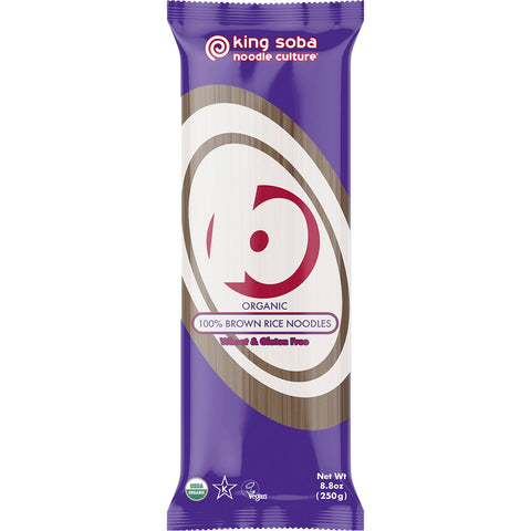 KING SOBA Organic 100% Brown Rice Noodles 250g
