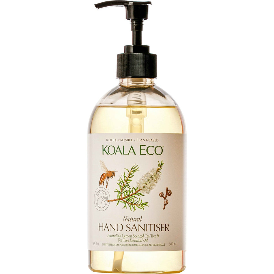 KOALA ECO Natural Hand Sanitiser Tea Tree Leaf Essential Oil 500ml